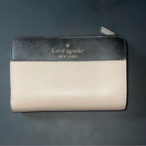 Kate Spade Black and Cream Wallet